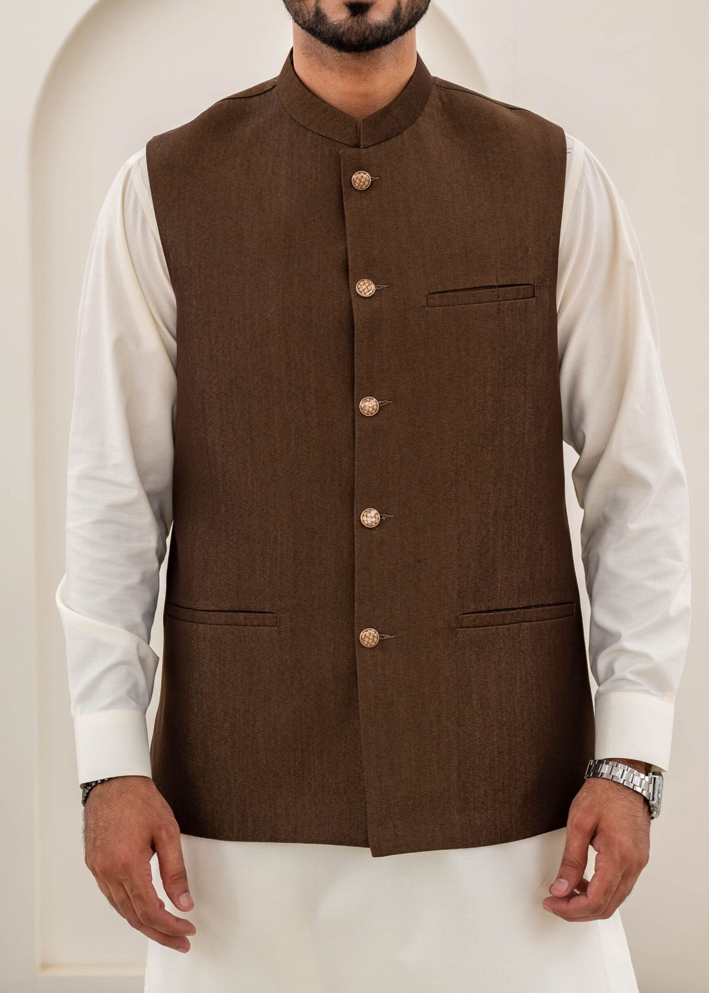 Brown Suiting Waist-Coat