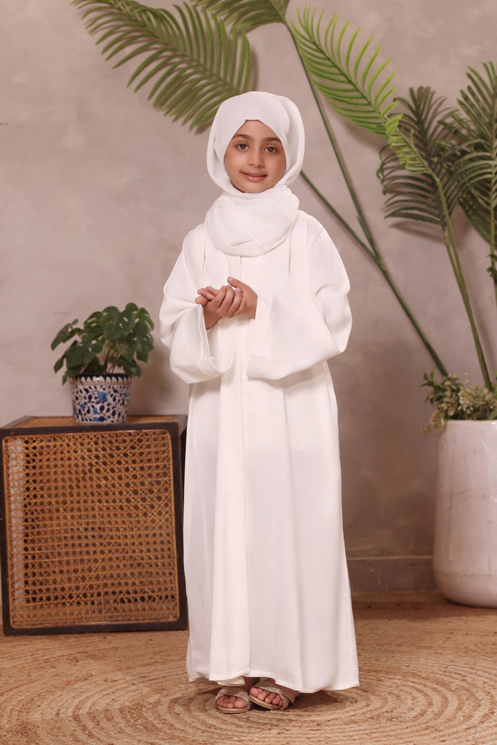White Plain Abaya | KABY-49
