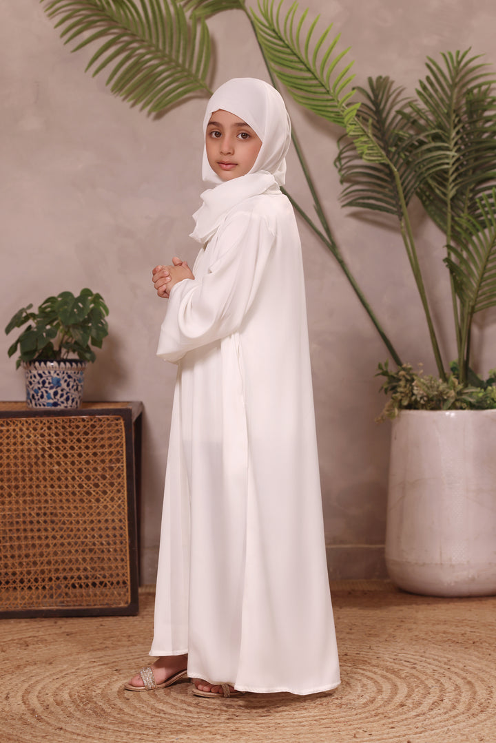 White Plain Abaya | KABY-49