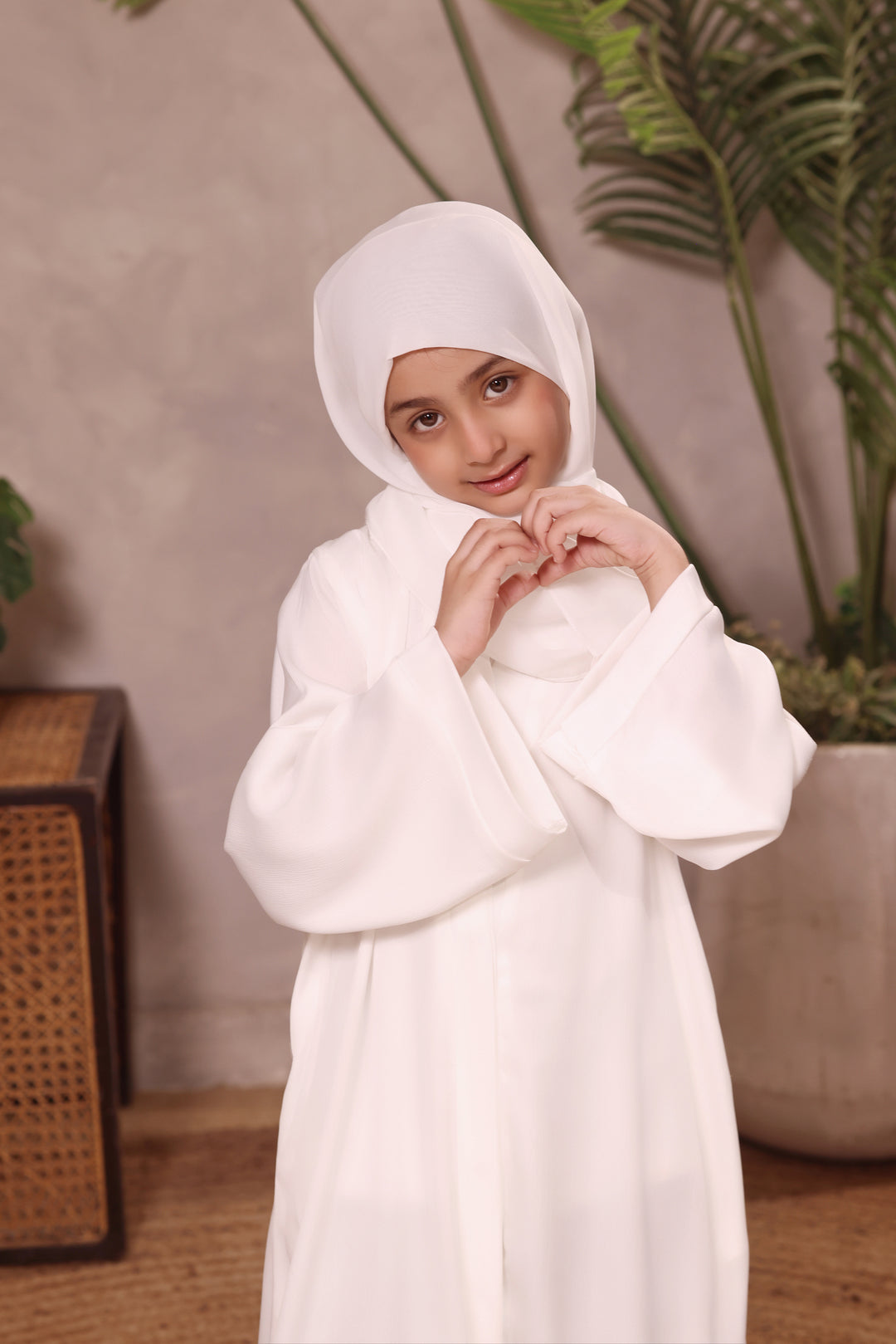 White Plain Abaya | KABY-49