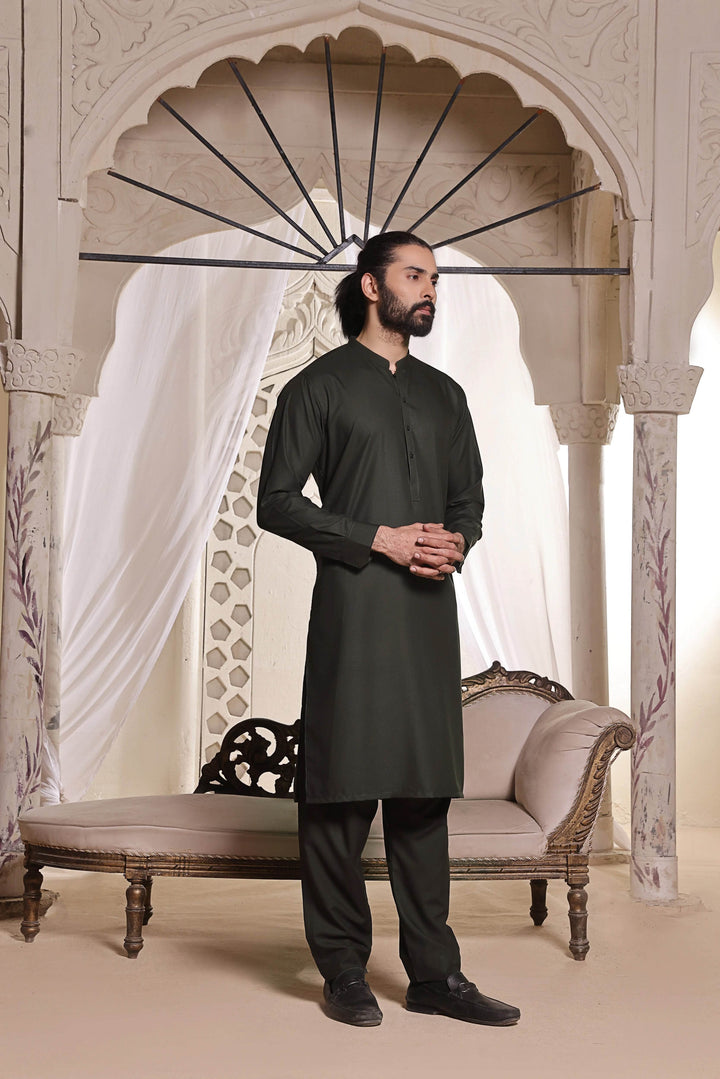 Kai Green Kurta Pajama | ADKP-022 - Al-Deebaj
