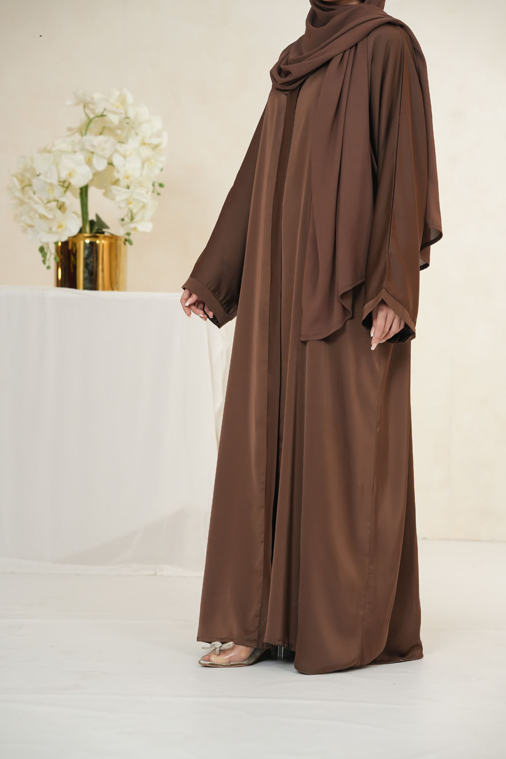 Brown Basic Abaya