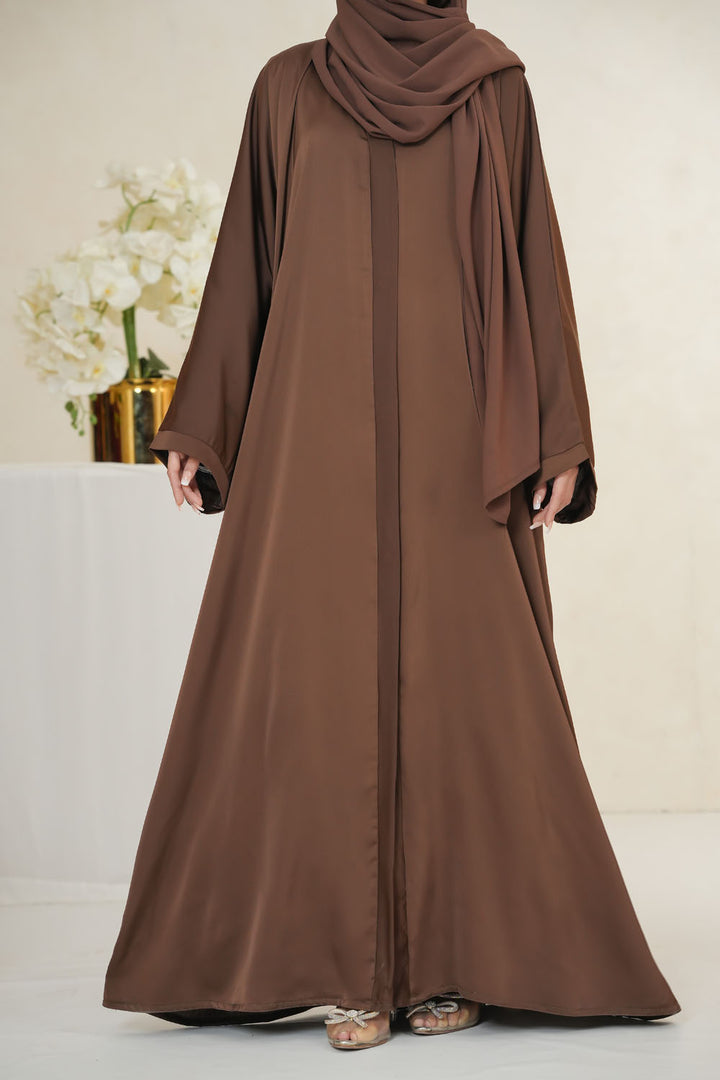 Brown Basic Abaya
