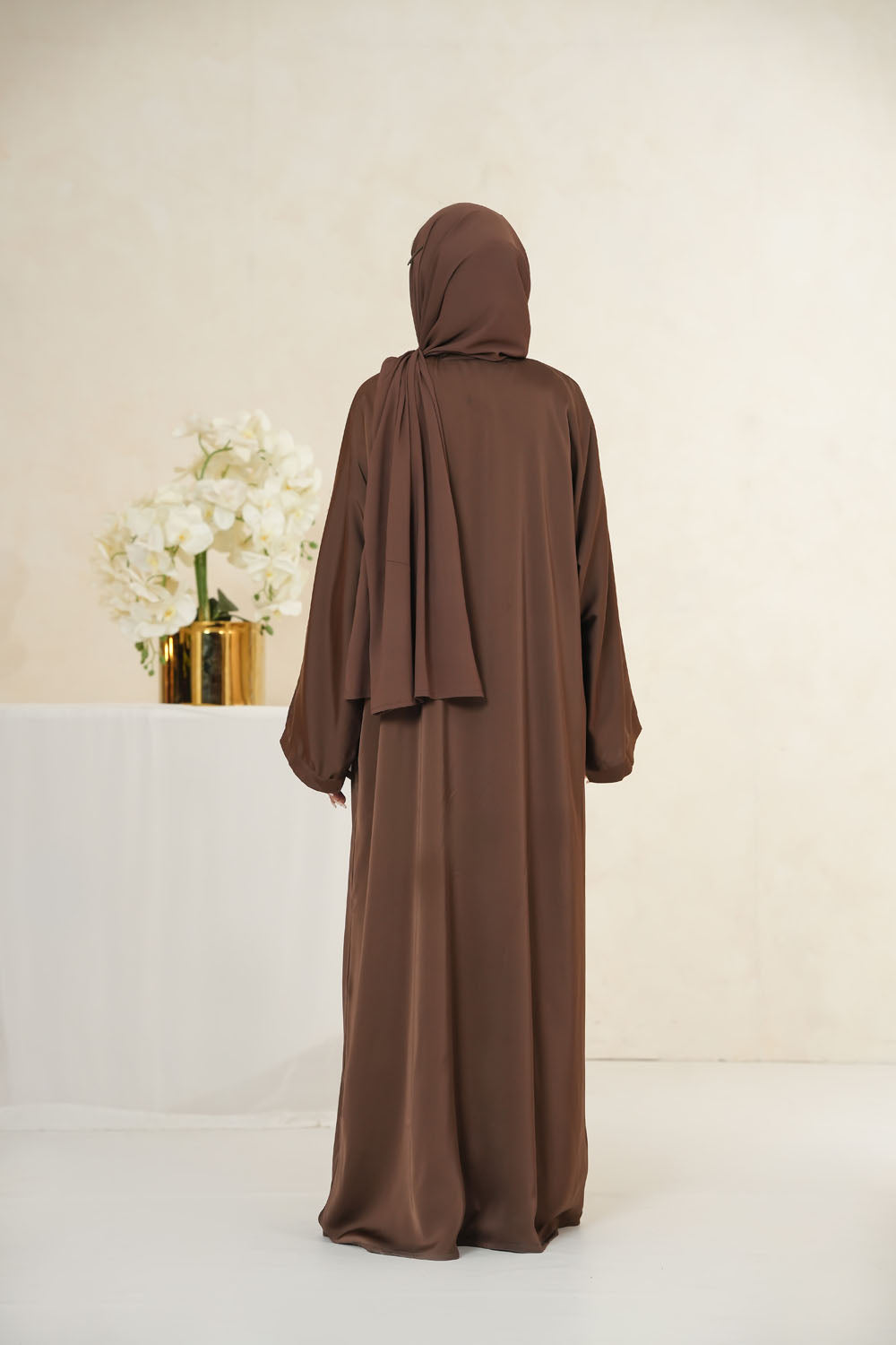 Brown Basic Abaya