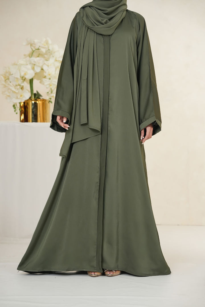 Green Basic Abaya