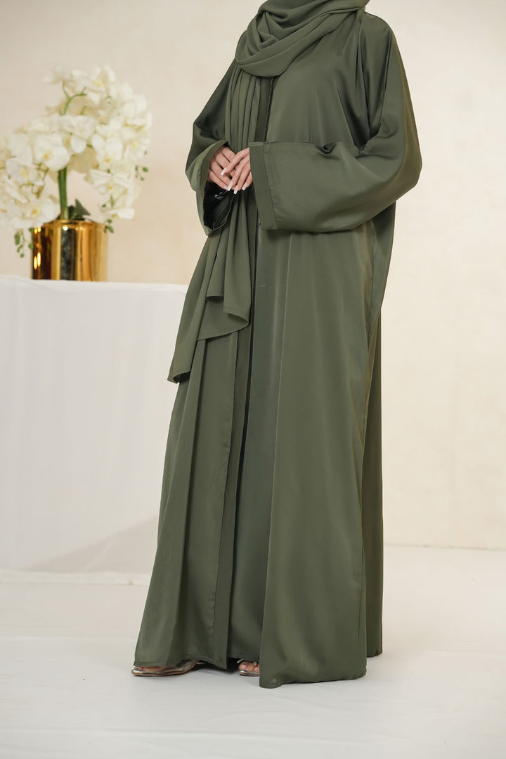 Green Basic Abaya