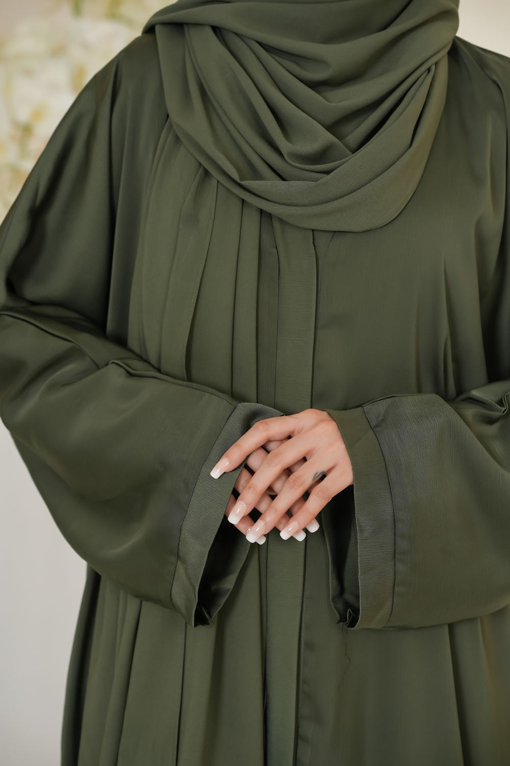 Green Basic Abaya