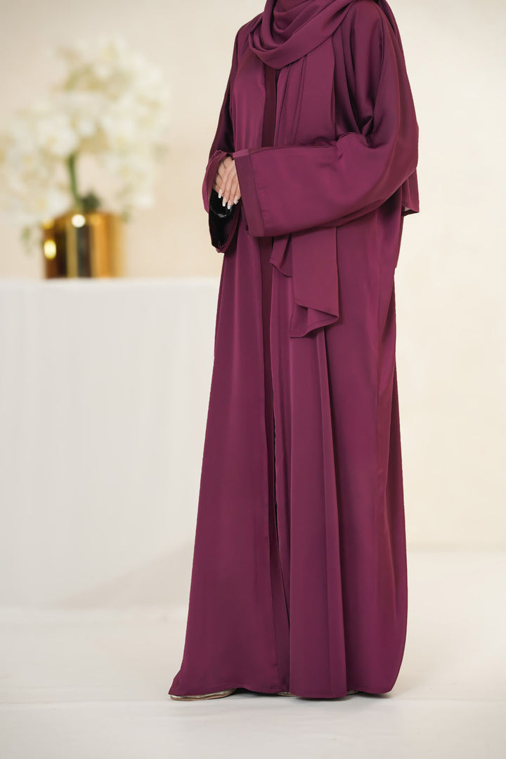 Maroon Basic Abaya