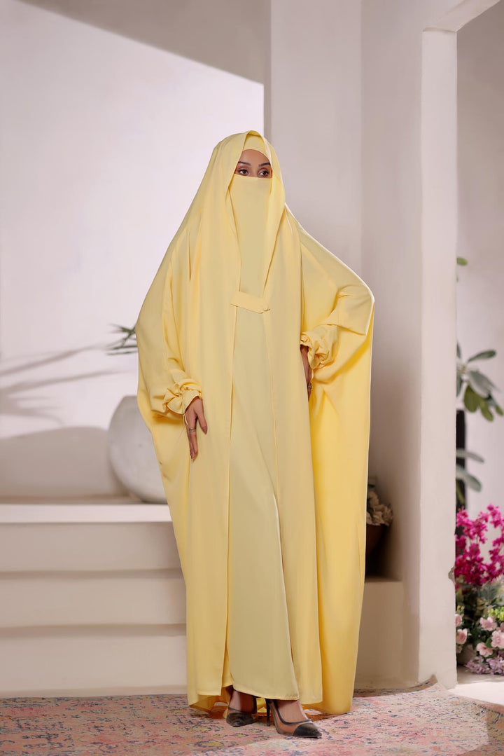 Yellow Jilbab abaya
