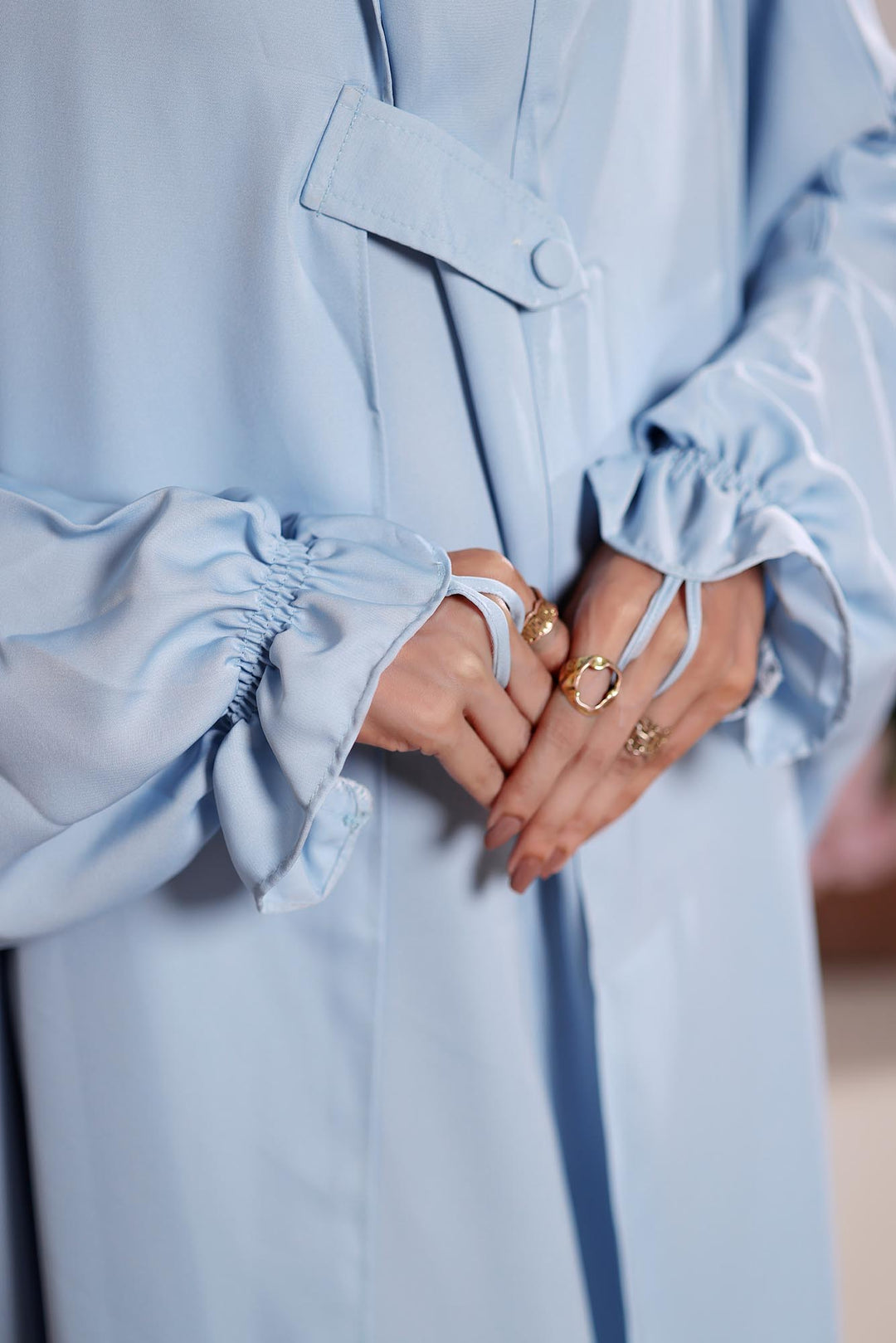 Sky Blue Jilbab Abaya