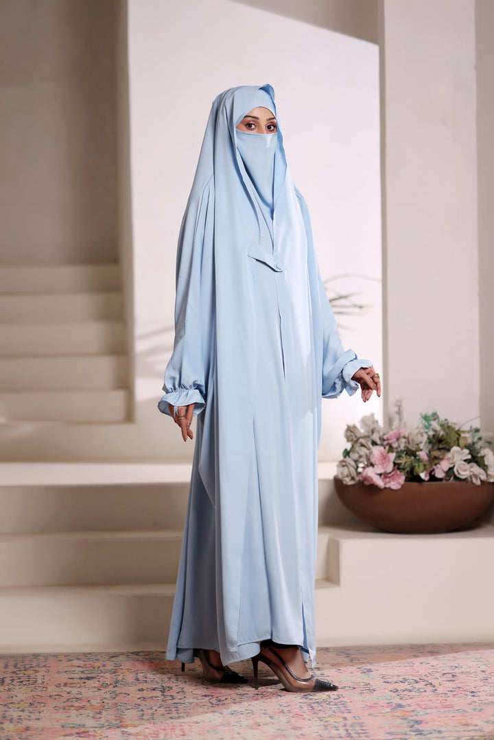 Sky Blue Jilbab Abaya