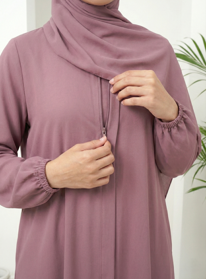 Khawlah T Pink Zipper
