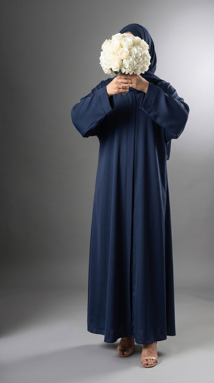 Navy Plain Abaya | ABY-294