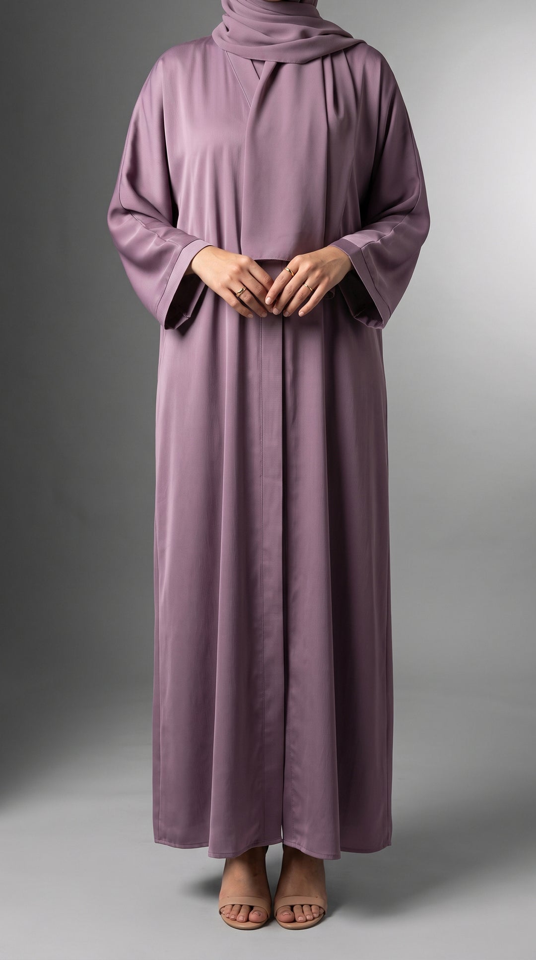 Lilac Plain Abaya | ABY-294