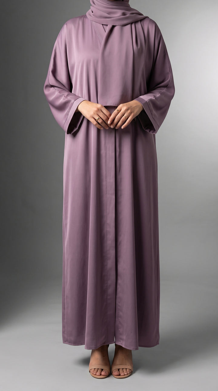 Lilac Plain Abaya | ABY-294