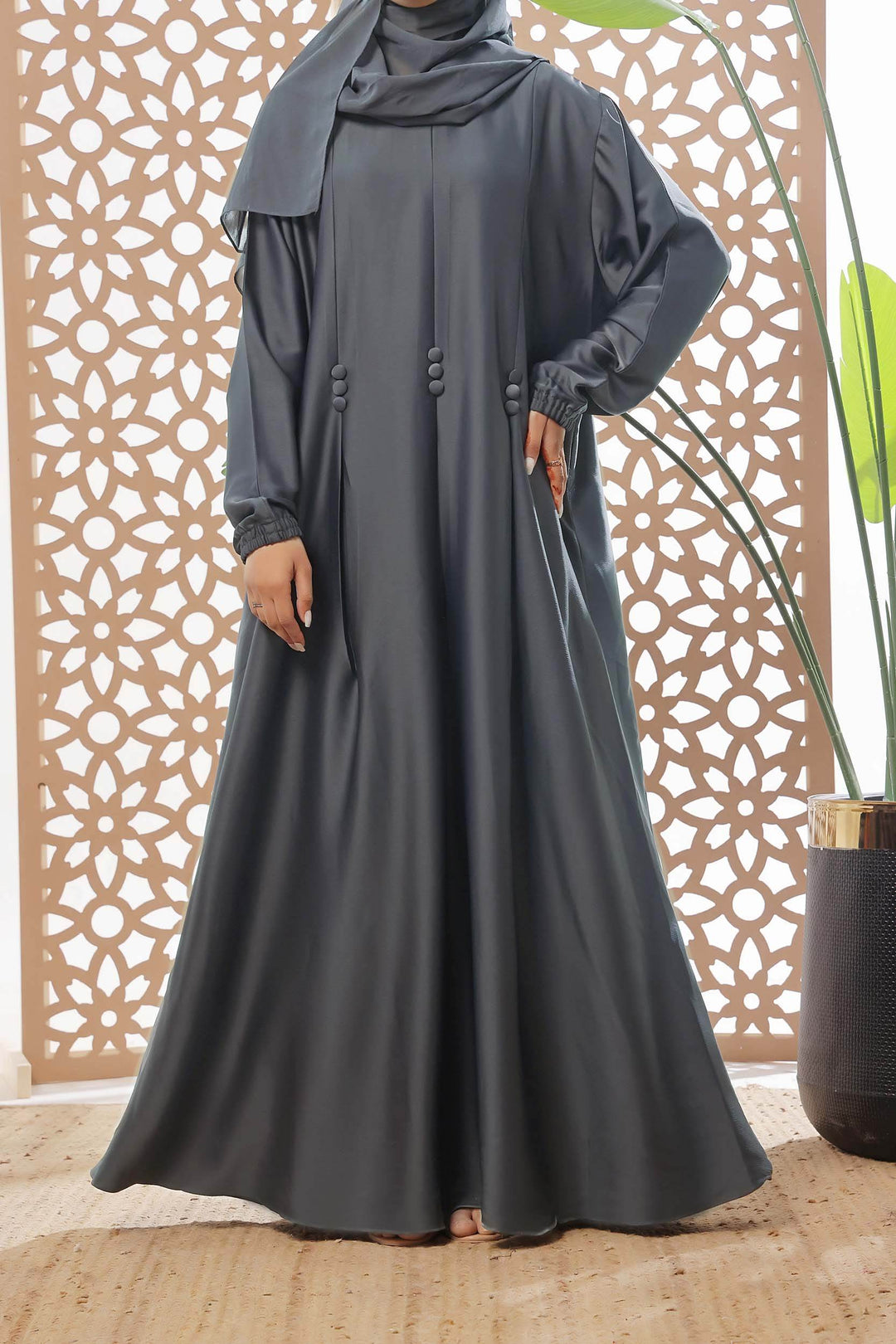 Mehwish | Grey - Al-Deebaj
