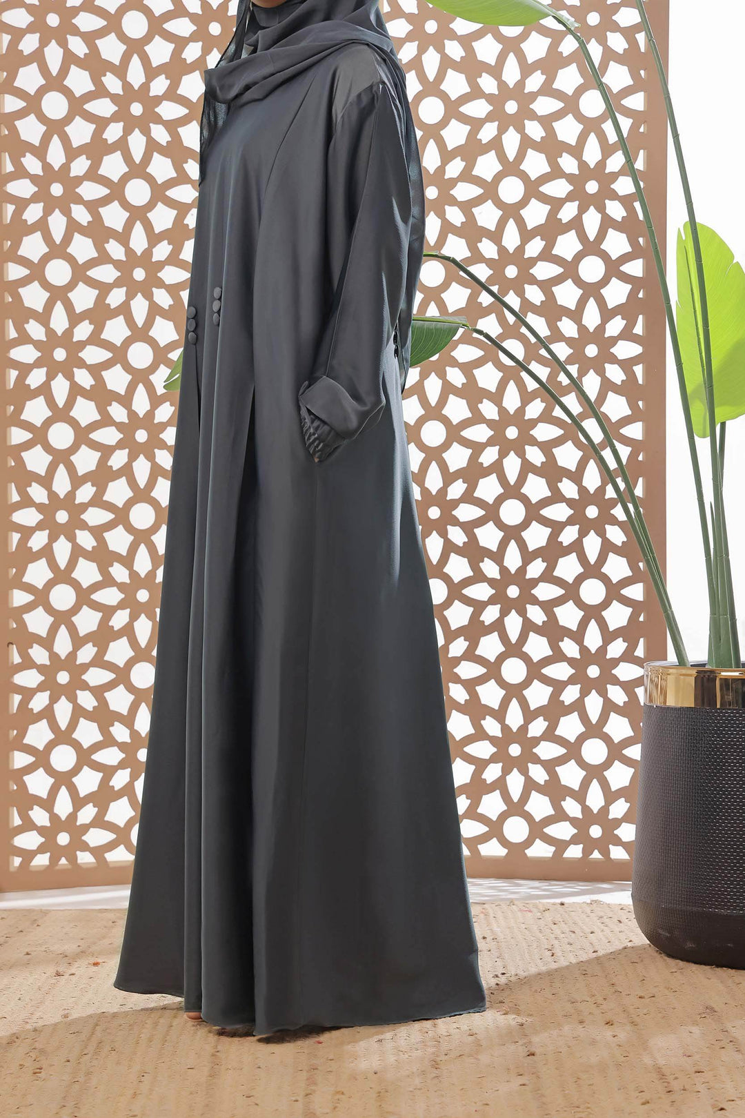 Mehwish | Grey - Al-Deebaj