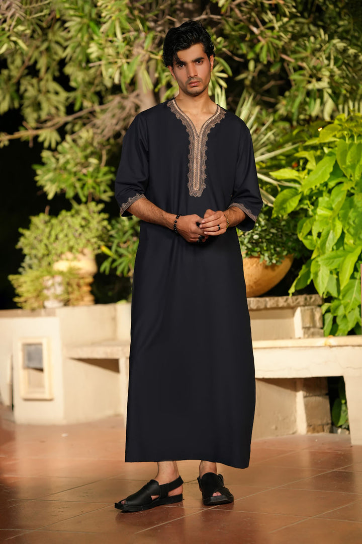 Moroccan Blue Jubbah | J032