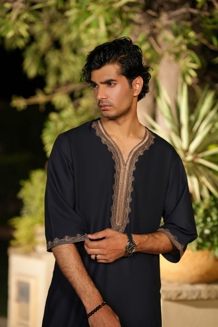 Moroccan Blue Jubbah | J032