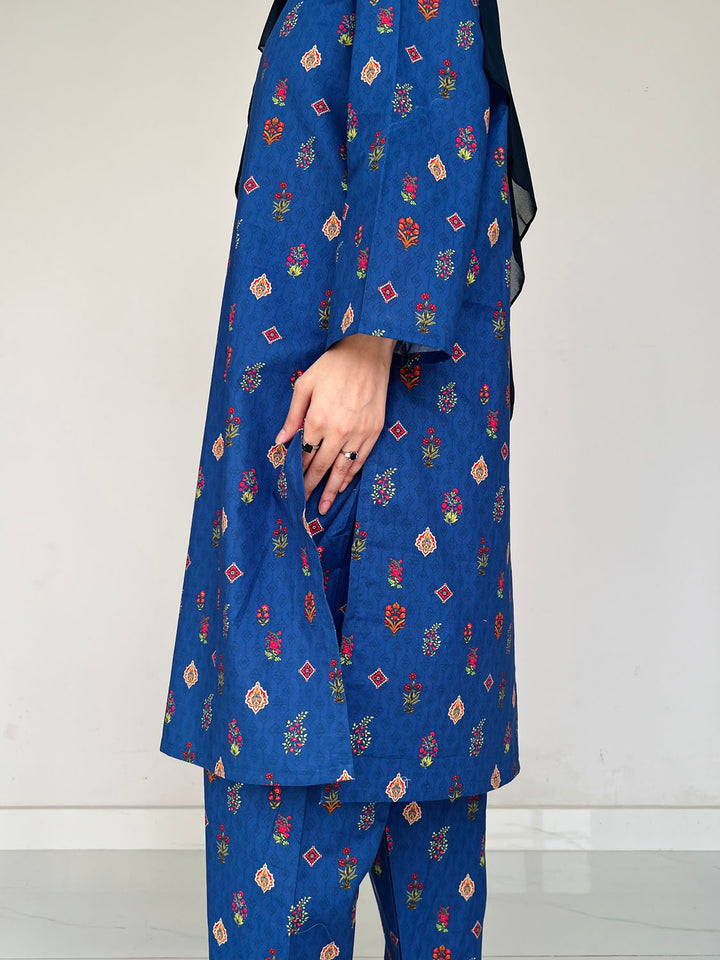 Printed Cotton Co-Ord Set | CS-007