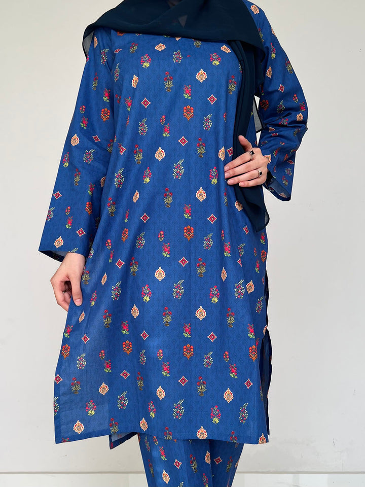 Printed Cotton Co-Ord Set | CS-007