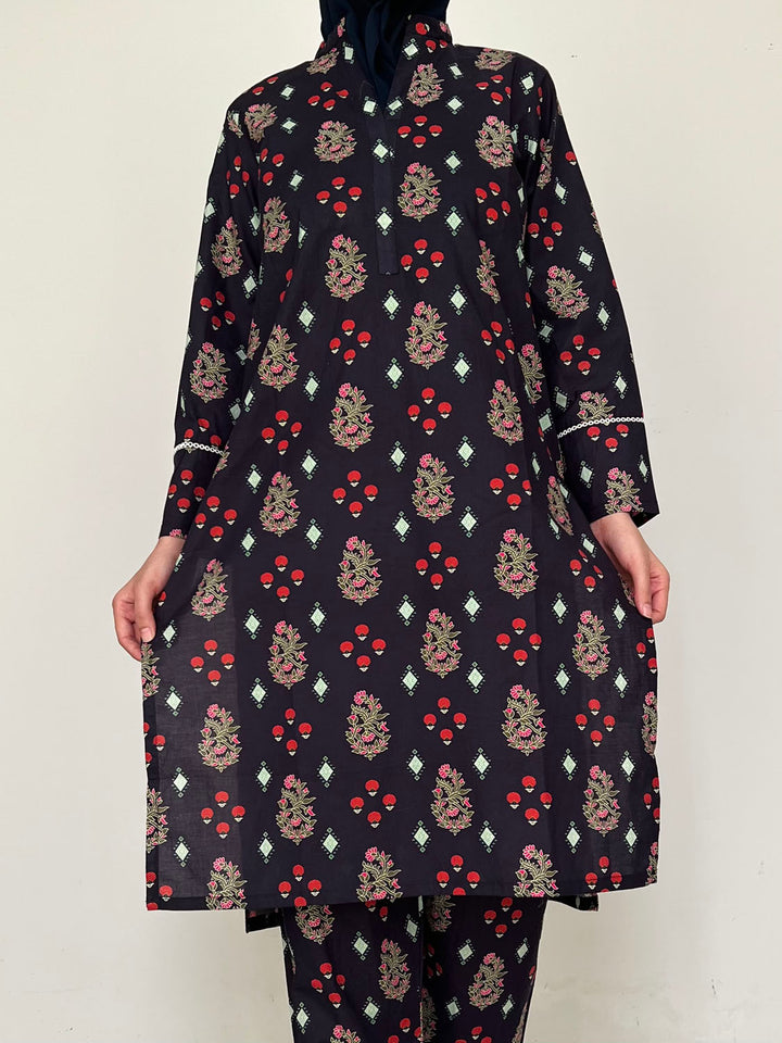 Printed Cotton Co-Ord Set | CS-008