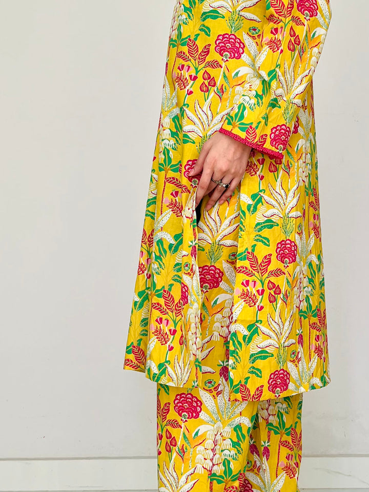 Printed Cotton Co-Ord Set | CS-009