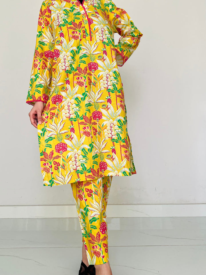 Printed Cotton Co-Ord Set | CS-009