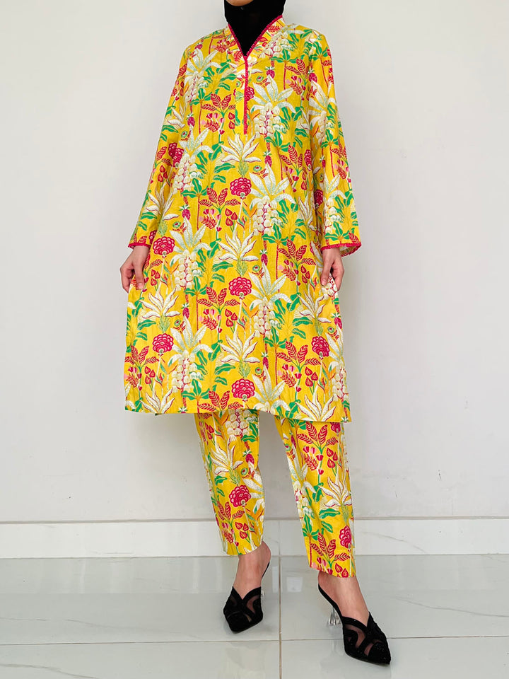 Printed Cotton Co-Ord Set | CS-009