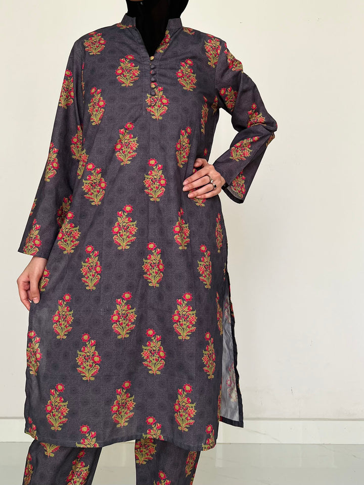 Printed Cotton Co-Ord Set | CS-010