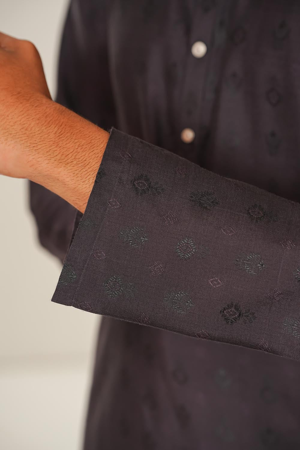 Grey Plain Kurta Pajama | KP-040