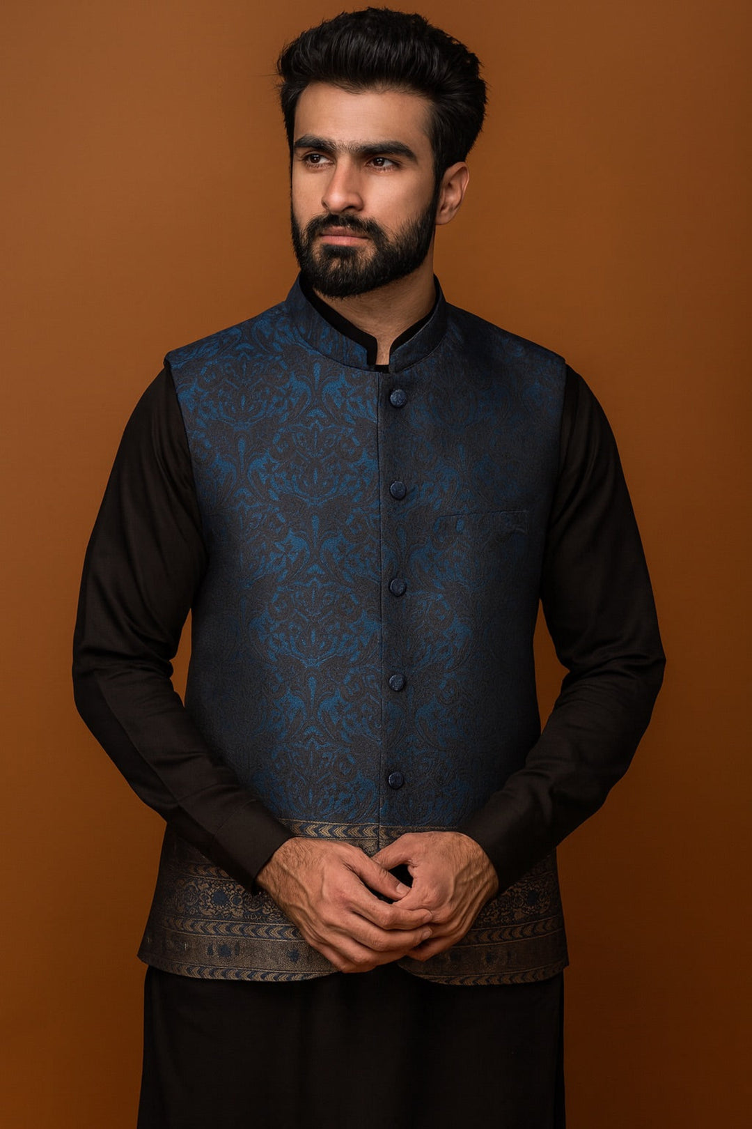 Navy Formal Waist-Coat | P109