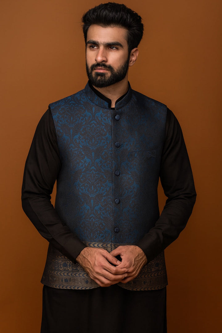 Navy Formal Waist-Coat | P109