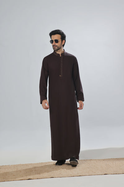 Dark Brown Des Jubbah | J003