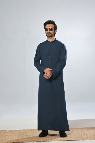 Greyish Blue Des Jubbah | J005