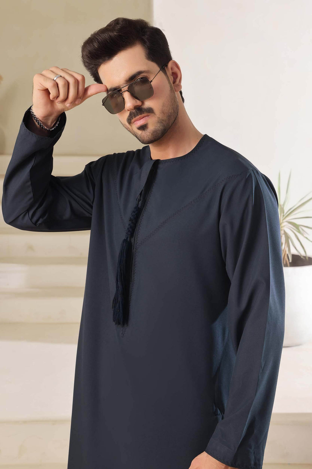 Navy Emarati Jubbah | J-012 - Al-Deebaj