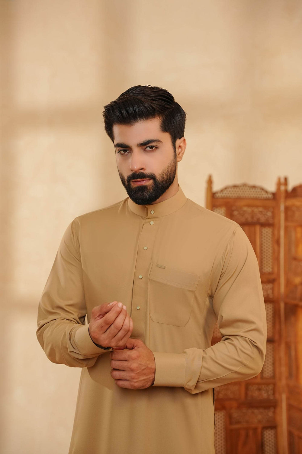 Fawn Saudi Jubbah | J016 - Al-Deebaj