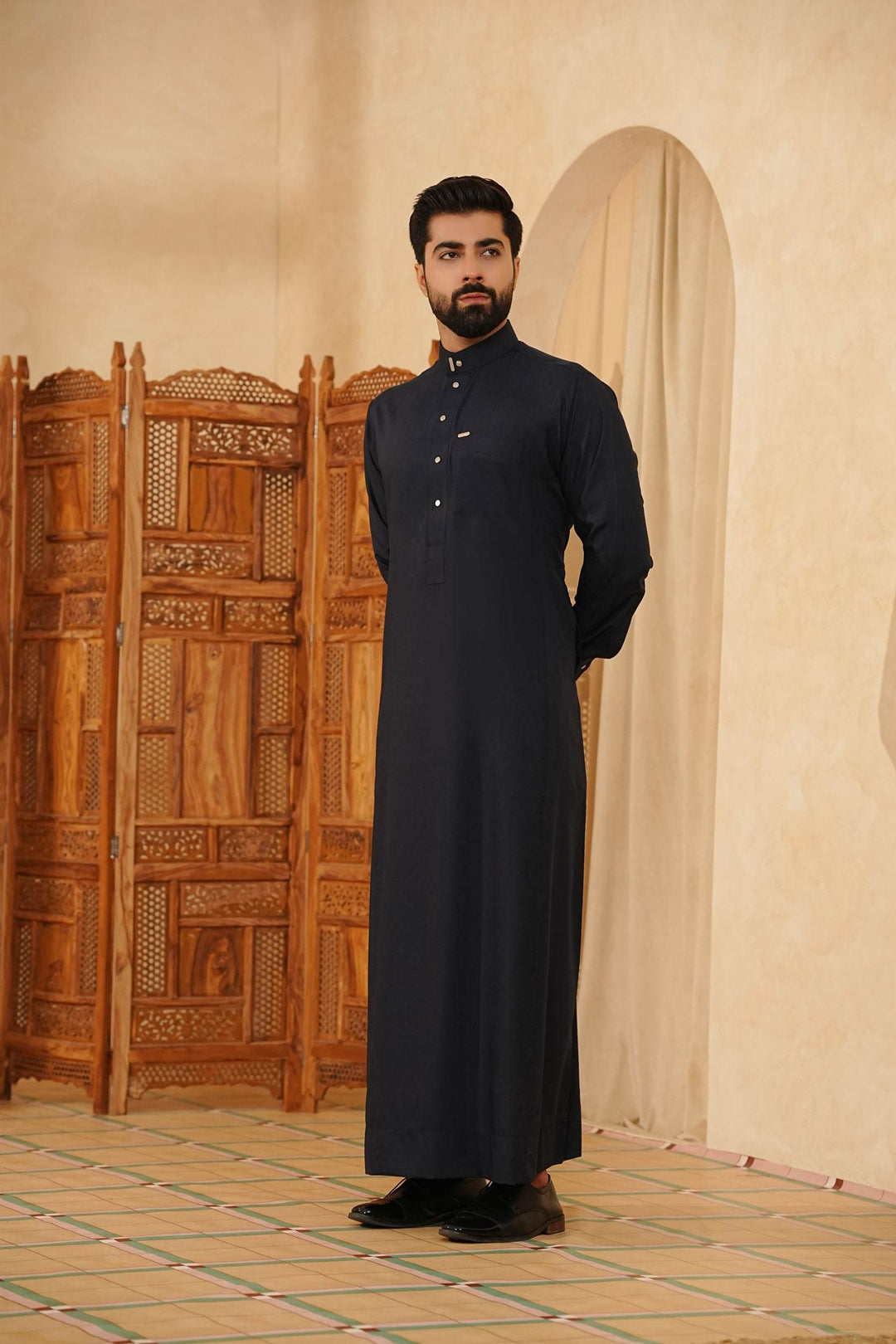 Navy Saudi Jubbah | J021 - Al-Deebaj