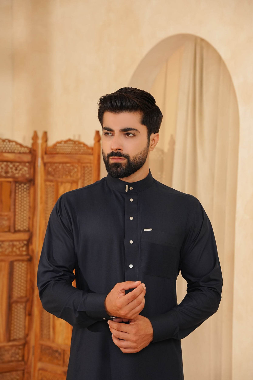 Navy Saudi Jubbah | J021 - Al-Deebaj