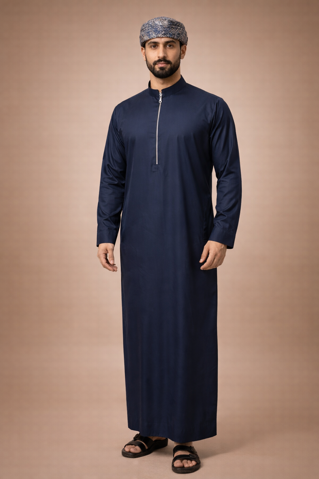 Zinc Zipper Jubbah | J039