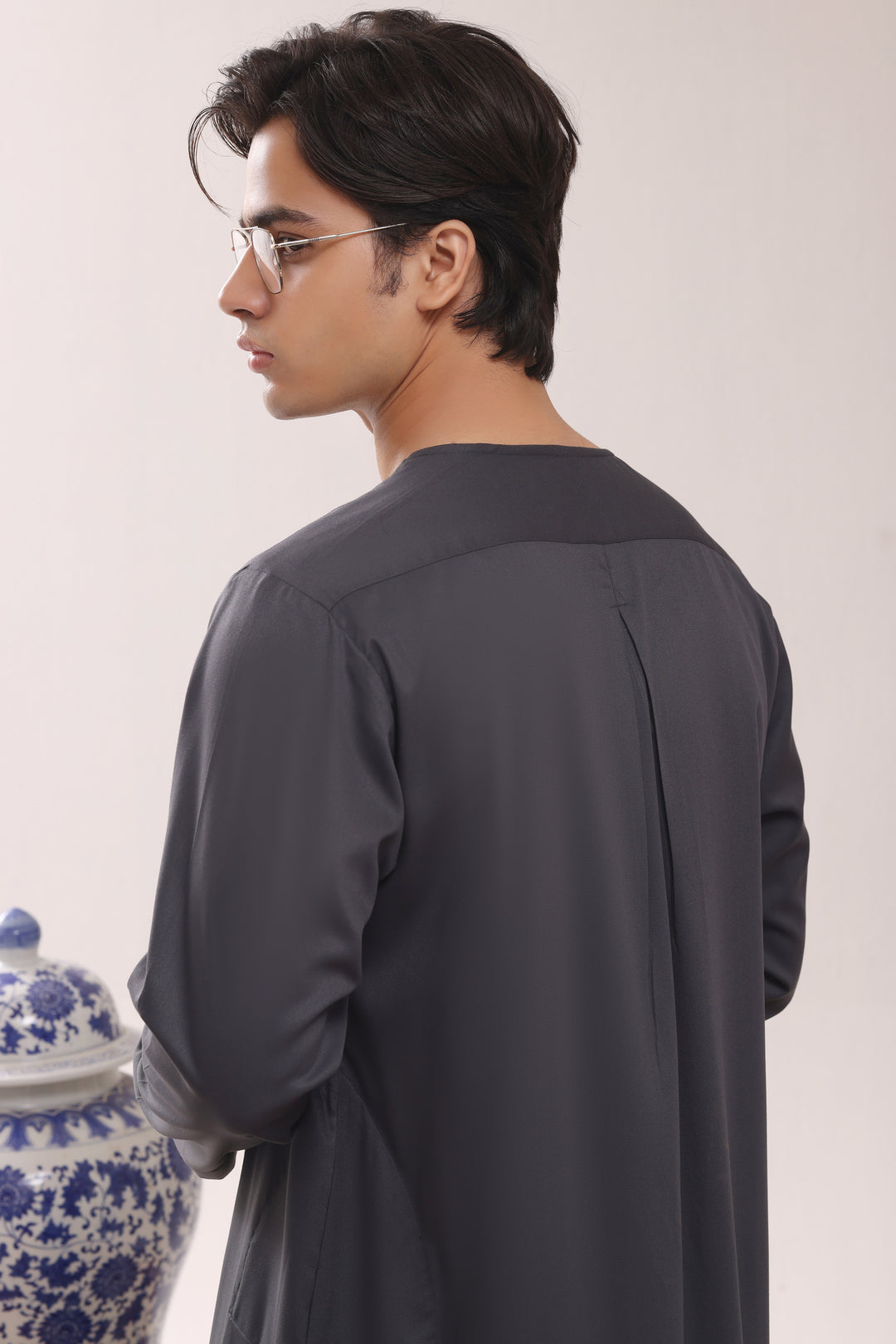 Charcoal Design Jubbah | J055