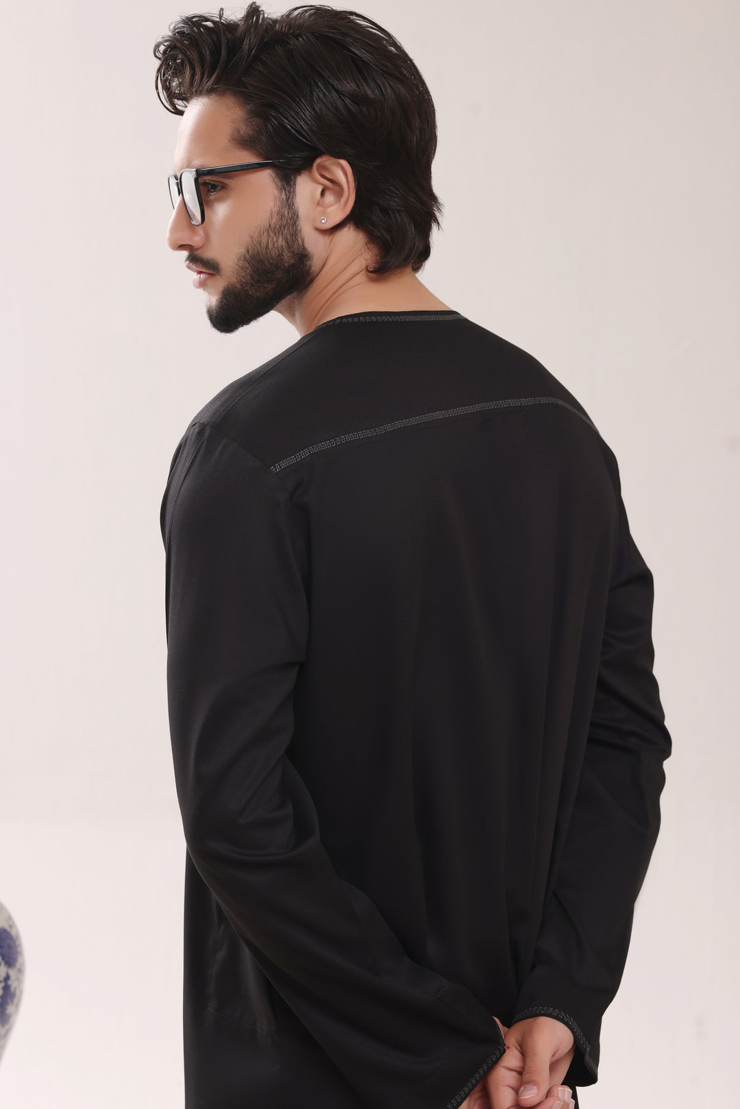 Black Omani Jubbah | J058