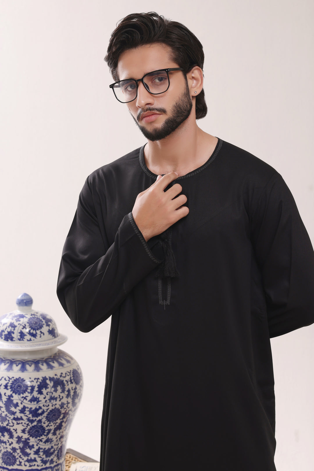 Black Omani Jubbah | J058