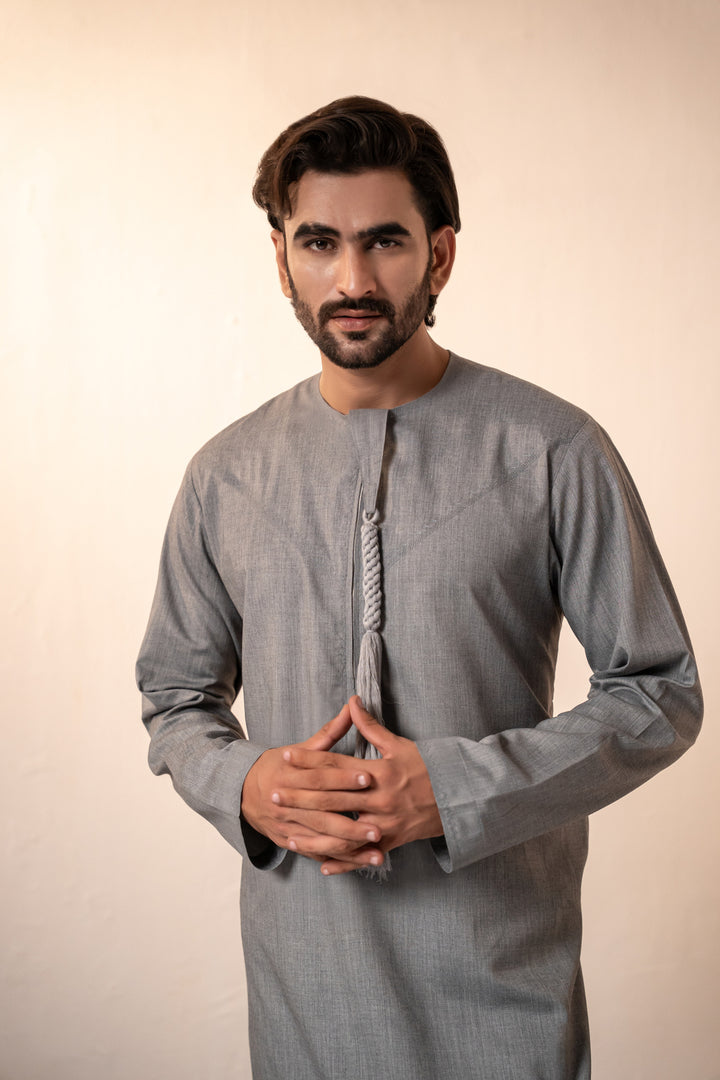 Emarati Jubbah Grey | J062