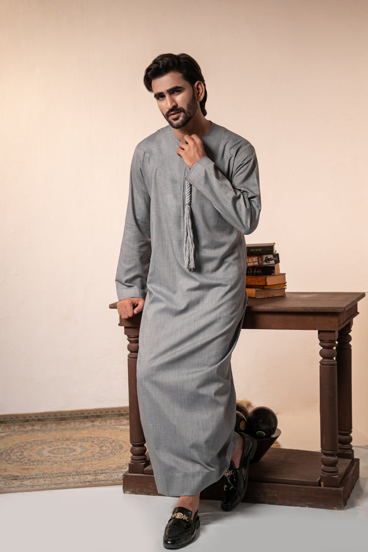 Emarati Jubbah Grey | J062