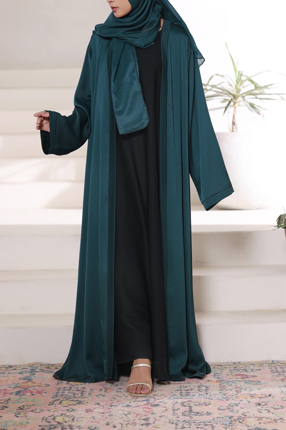 Jade Front Open Gown
