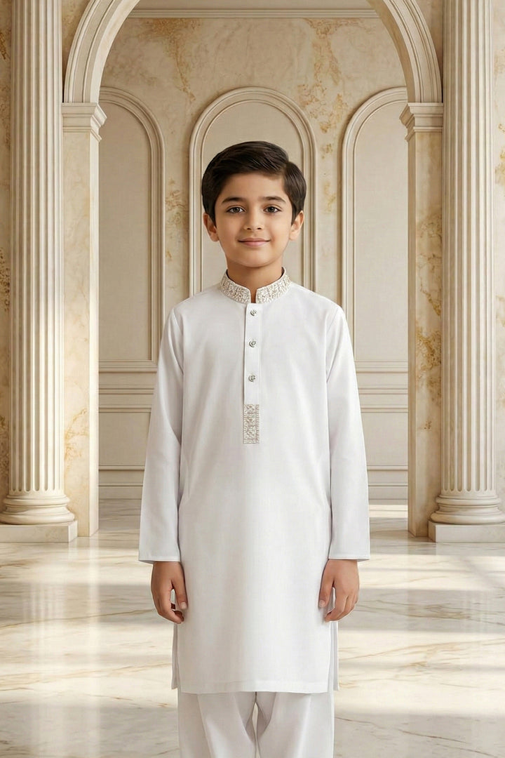 Off White Emb Kids K-S | KDS-36