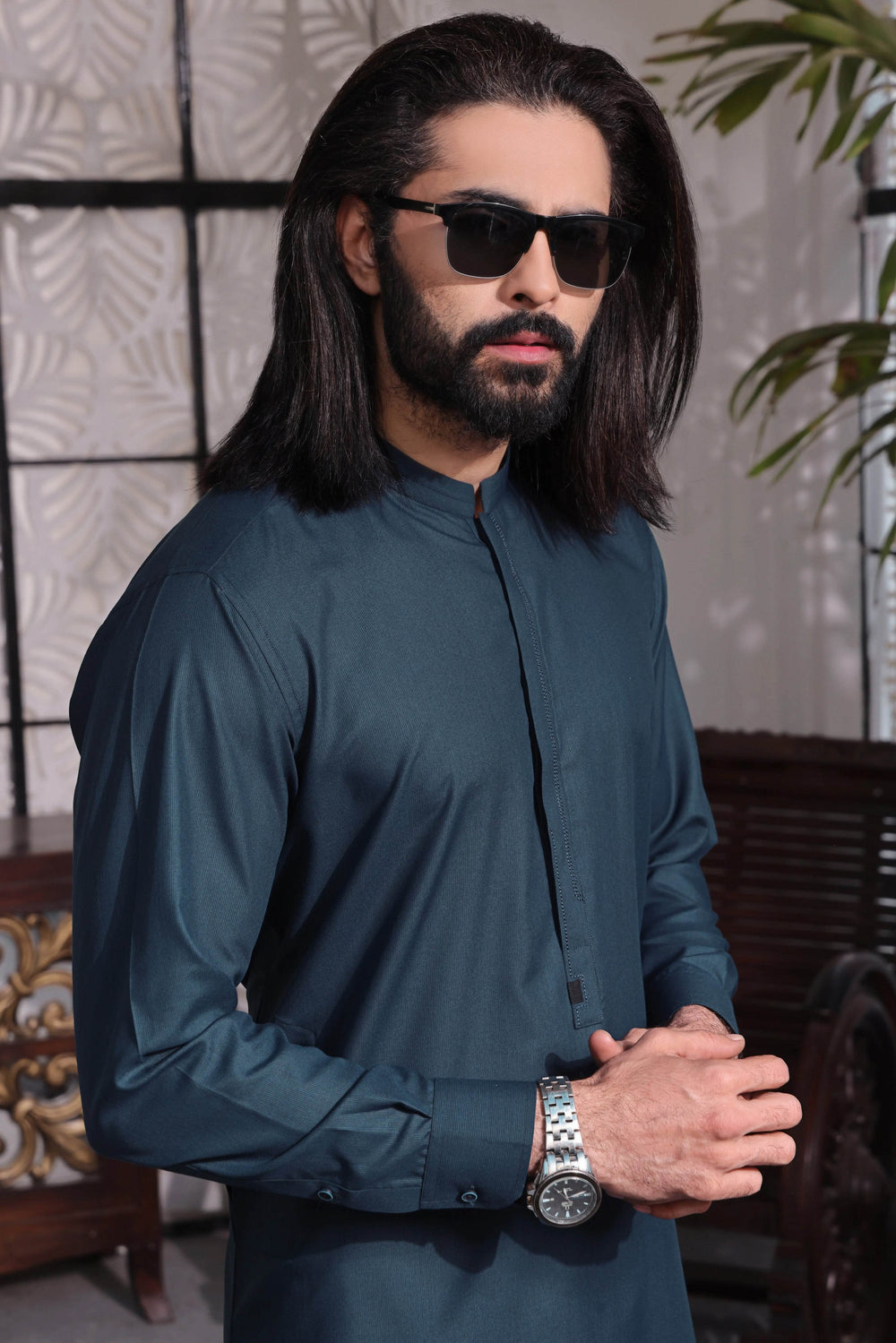 Royal Blue Kurta Pajama | ADKP-020 - Al-Deebaj