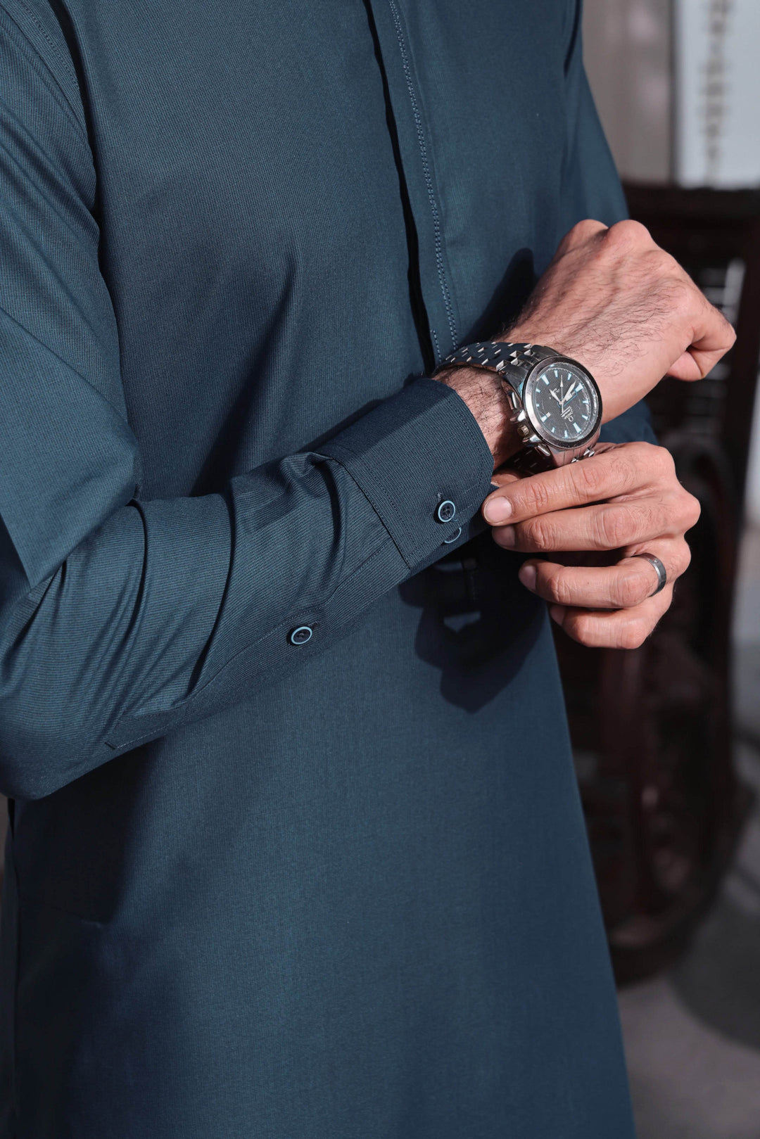 Royal Blue Kurta Pajama | ADKP-020 - Al-Deebaj