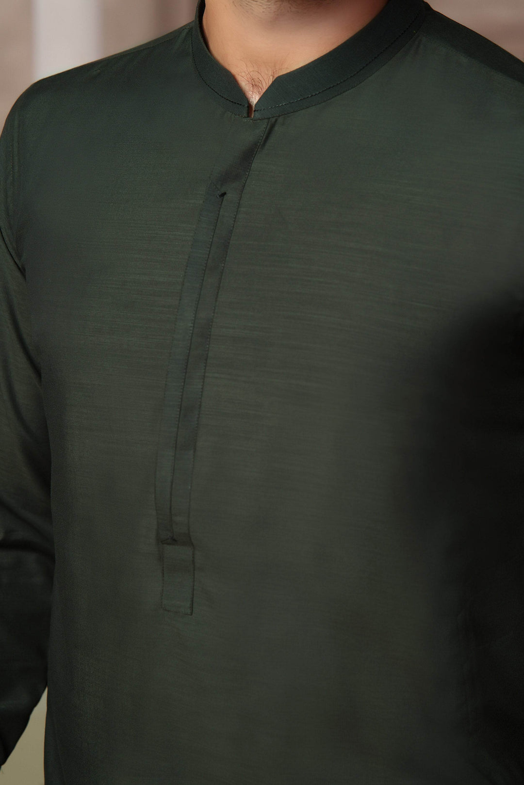 Green Self Kurta Pajama | ADKP-017 - Al-Deebaj